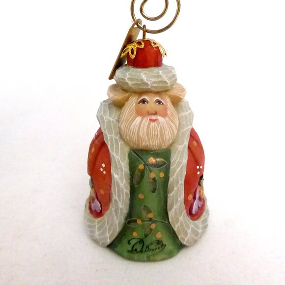 NEW 2008 G. DeBrekht HAND PAINTED SANTA CLAUS CHRISTMAS ORNAMENT - Picture 4 of 13